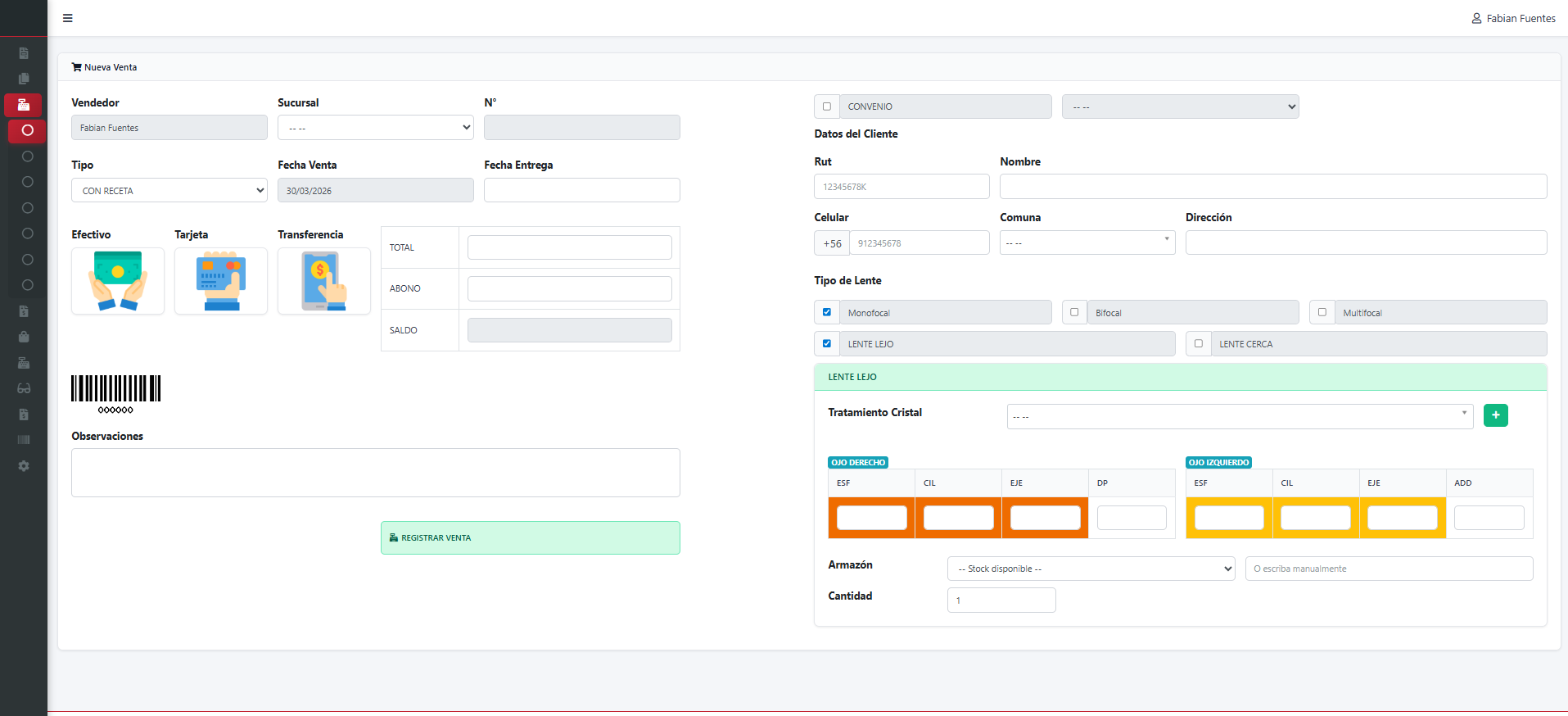 Módulo ventas KIU Visio